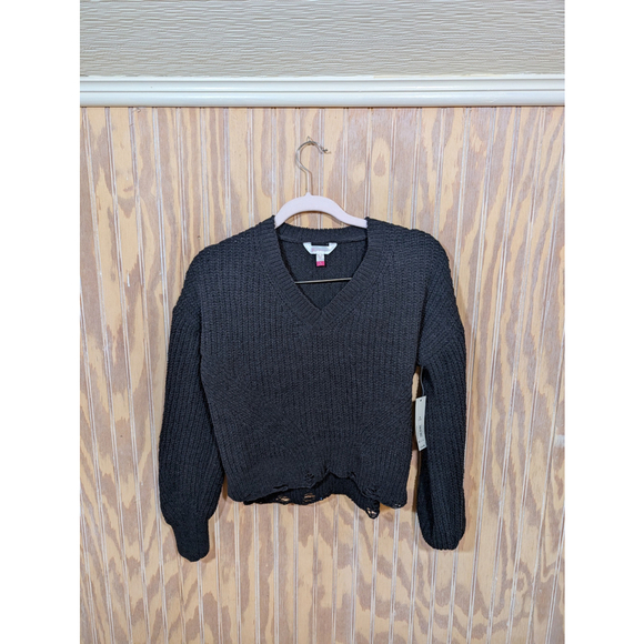 No Boundaries Sweaters - Women's No Boundaries Sweater, M, Black
